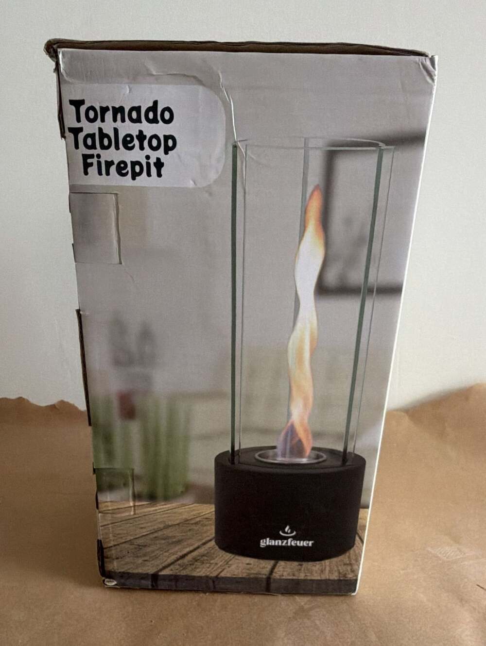 Glanzfeuer Tornado Tabletop Fire Pit
